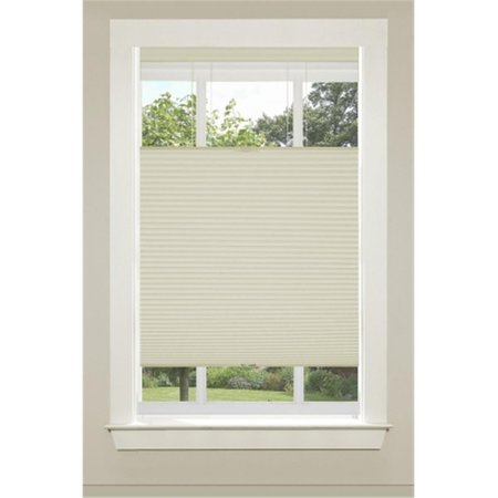 EYECATCHER Top-Down Bottom-Up Cordless Honeycomb Cellulat Shade, Alabaster - 36 x 64 in. EY2511615